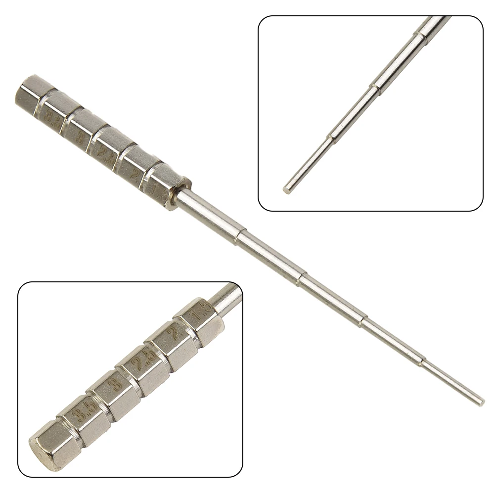 1.5,2.0,2.5,3,3.5mm Stainless Steel Wire Winding Rod Wrapping Wire Jig Tool Wrapping Wire Vape Pens Silver For DIY Hand Tools