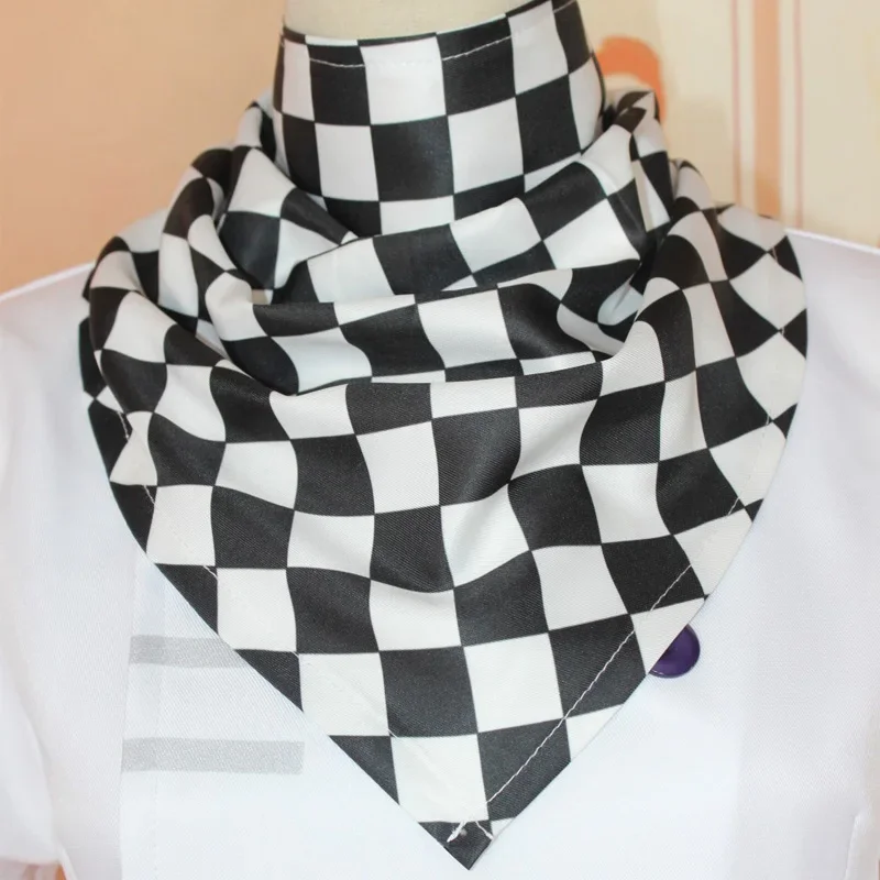 Danganronpa V3 Kokichi Oma Косплей Костюм Президент Ома Косплей Парик Плащ и шляпа Хэллоуин Карнавальные костюмы для вечеринки