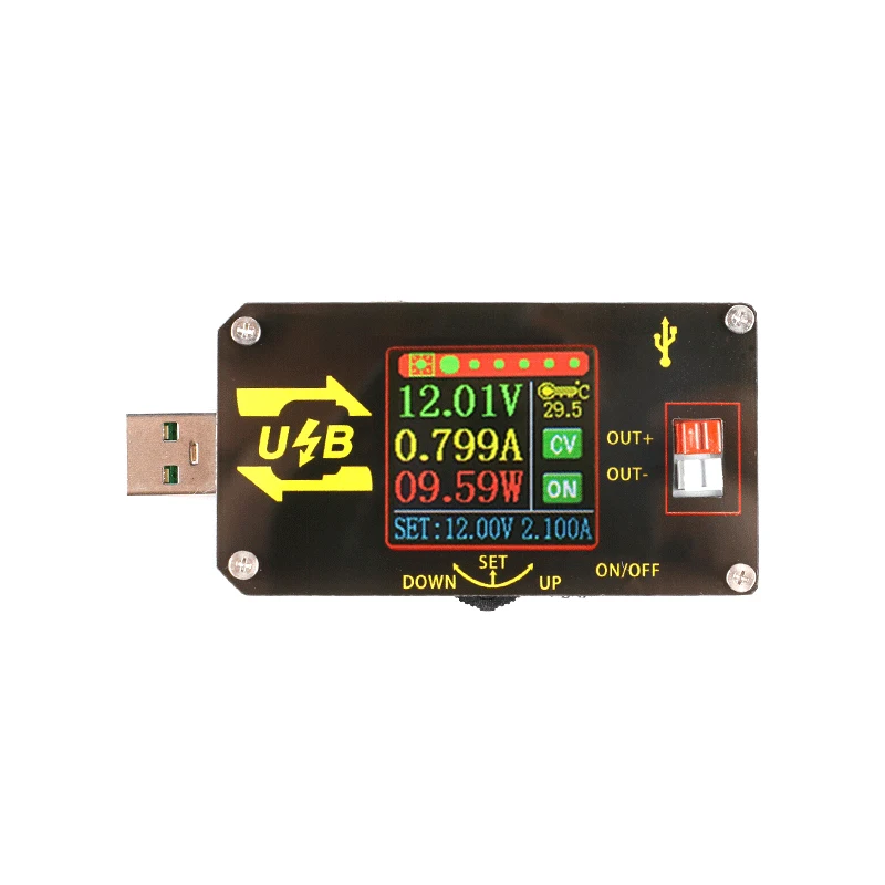 XY-UDP USB Digital DC Converter CC CV 0.6-30V 5V 9V 12V 24V 2A 15W Desktop Adjustable Power Supply