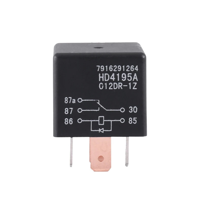 

Forklift Parts 12V 40/30A 14Vdc HFV4 Flashing Relay 7916291264, 0009731341 For Linde