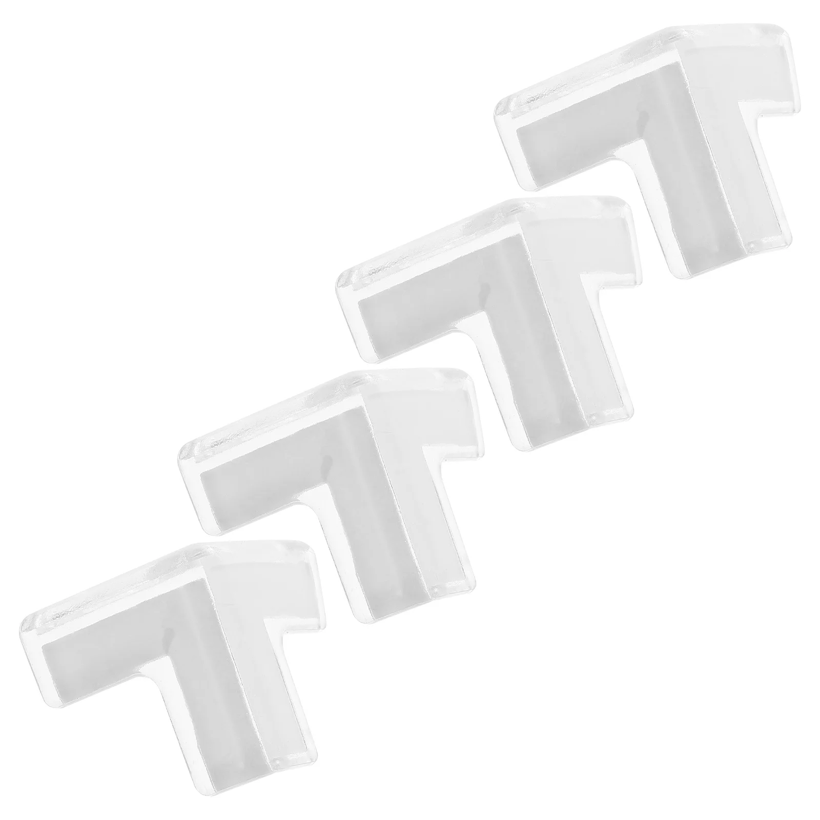 4 قطعة حشوات للزوايا الشفافة مصدات سلامة الطفل حماة حافة التدقيق واقيات زوايا الأثاث الشفافة للطاولات #6