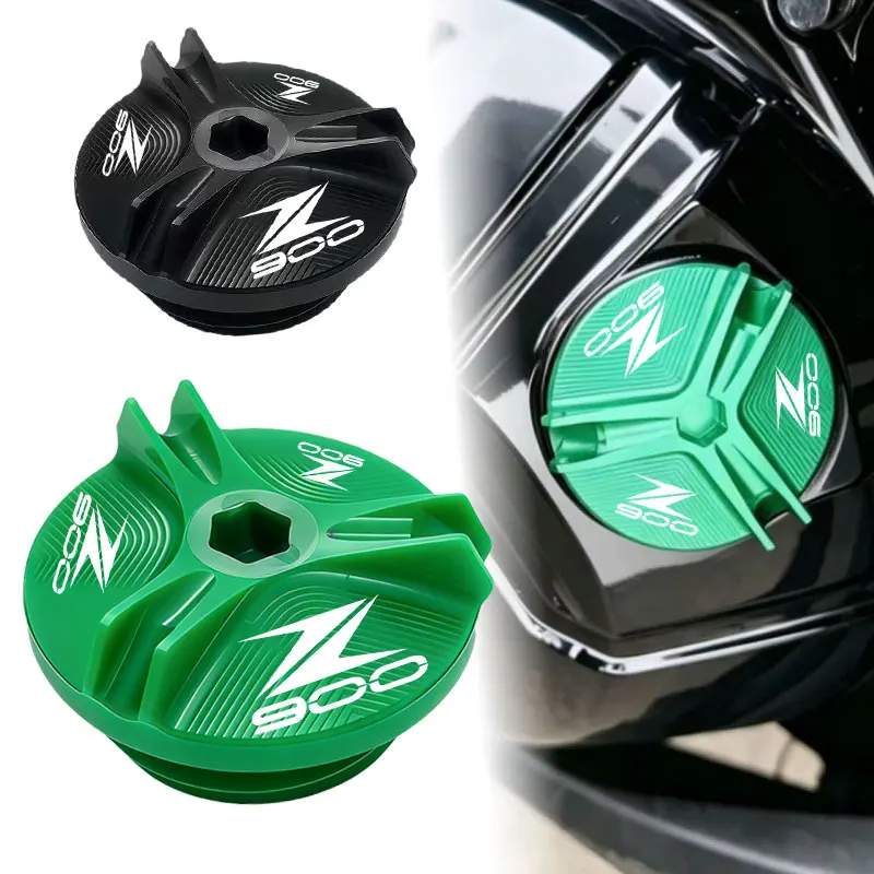 Motorcycle Engine Oil Cap Bolts Fuel Filler Cap Protection Accessories For KAWASAKI Z900 Z900RS Z 900 900RS