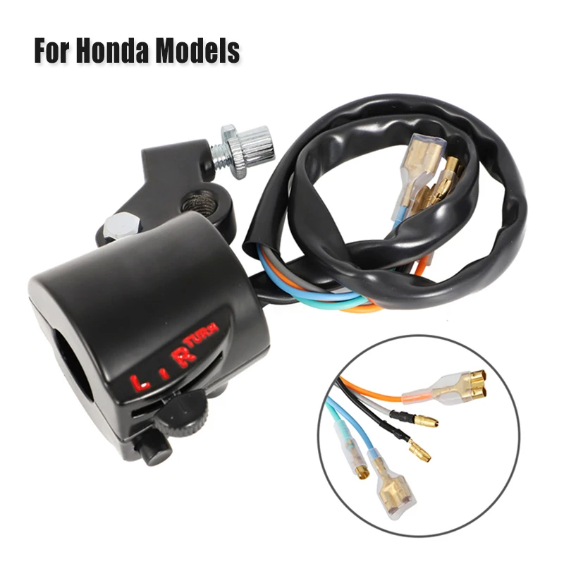 Kierownica motocykla lewy prawy przełącznik dla Honda CB750 CB175 175 350 450 500 200 35250-300-033 rozrusznik elektryczny przełącznik na kierownicę