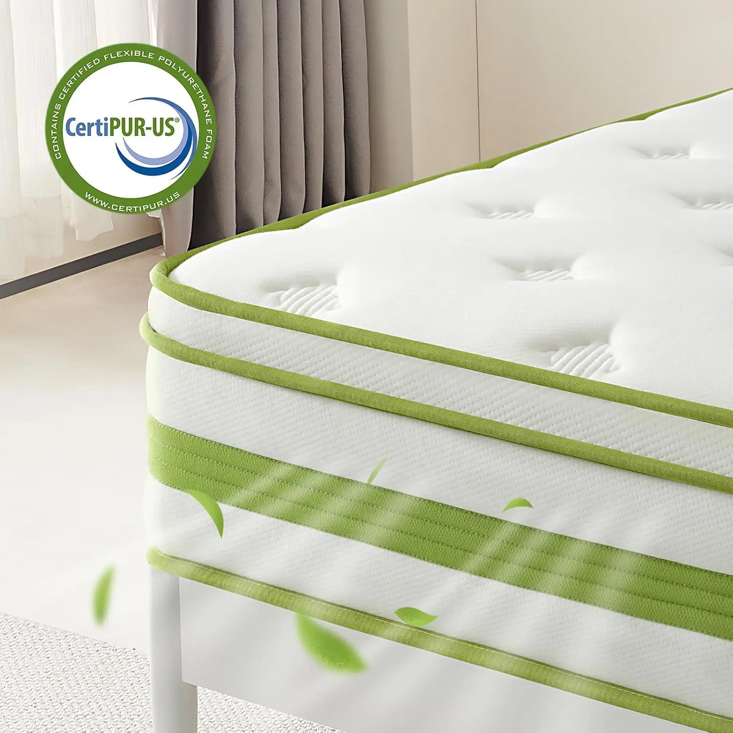 12 Inch Full Mattress, Hybrid Mattress in a Box, Gel Memory Foam and Pocket Springs for Cooling Sleep & Pressure Relief