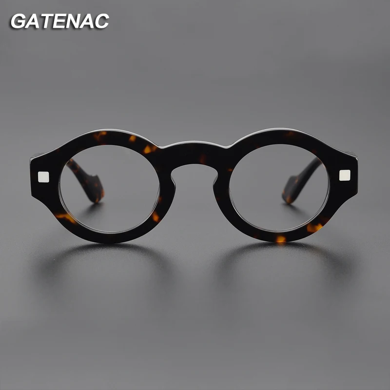 Lunettes Optiques Vintage en Acétate pour Homme et Femme, Monture de Myopie, Rétro, Luxe, 2023