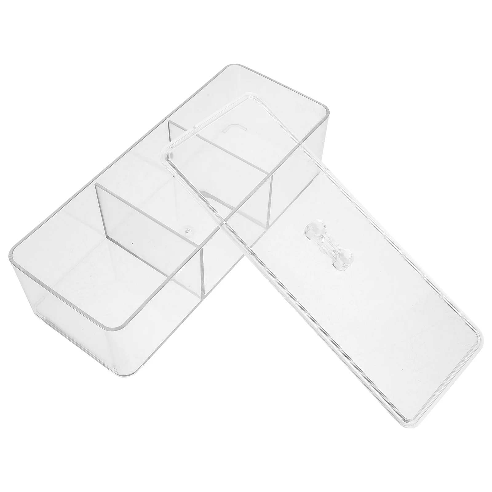 

Card Storage Box with Flip Cover Grid Design for Small Cards Star Album Organizer Compact Home School Office Use Index Card