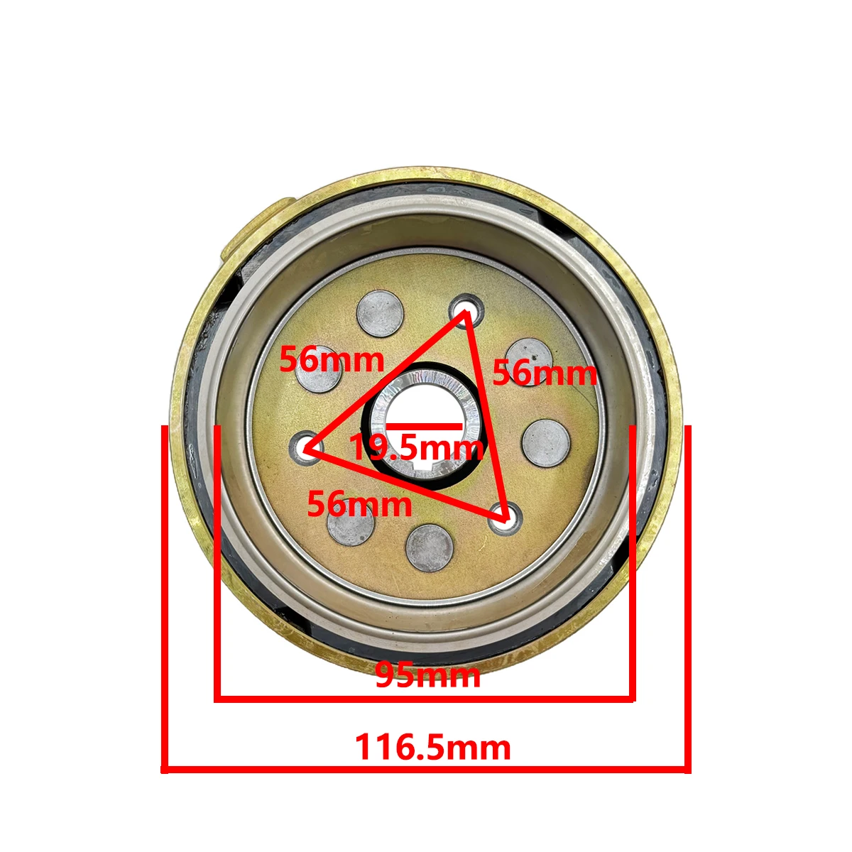Magneto Flywheel Rotor for Jianshe Roketa 250 250cc JS250 ATV Quad JS250ATV Quad