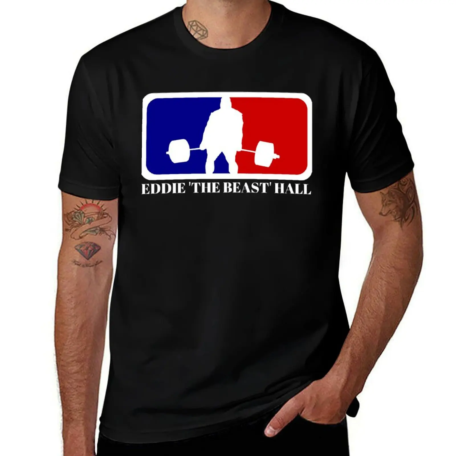 EDDIE 'THE BEAST' HALL T-Shirt Vintage Style Printed Top T-Shirt