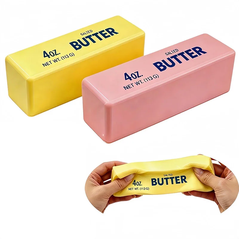 Simuliertes Butter-Brot-Quetschspielzeug mit langsamem Rückprall zur Dekompression und Entspannung – Neu – Detail 1