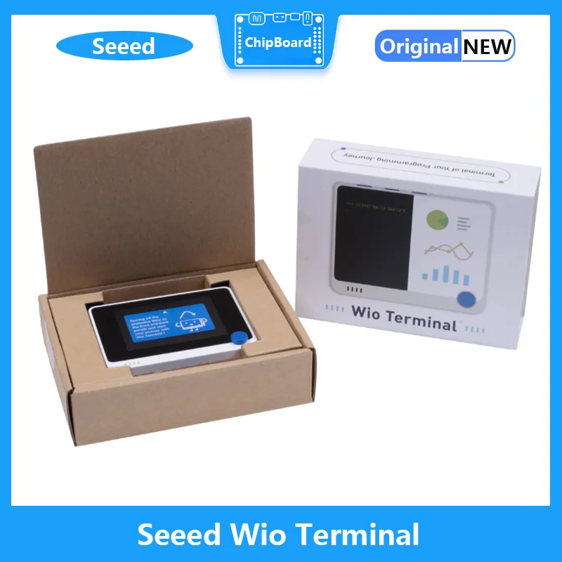 

Seeed Wio Terminal: ATSAMD51 Core with Realtek RTL8720DN BLE 5.0 & Wi-Fi 2.4G/5G Dev Board with Free Course