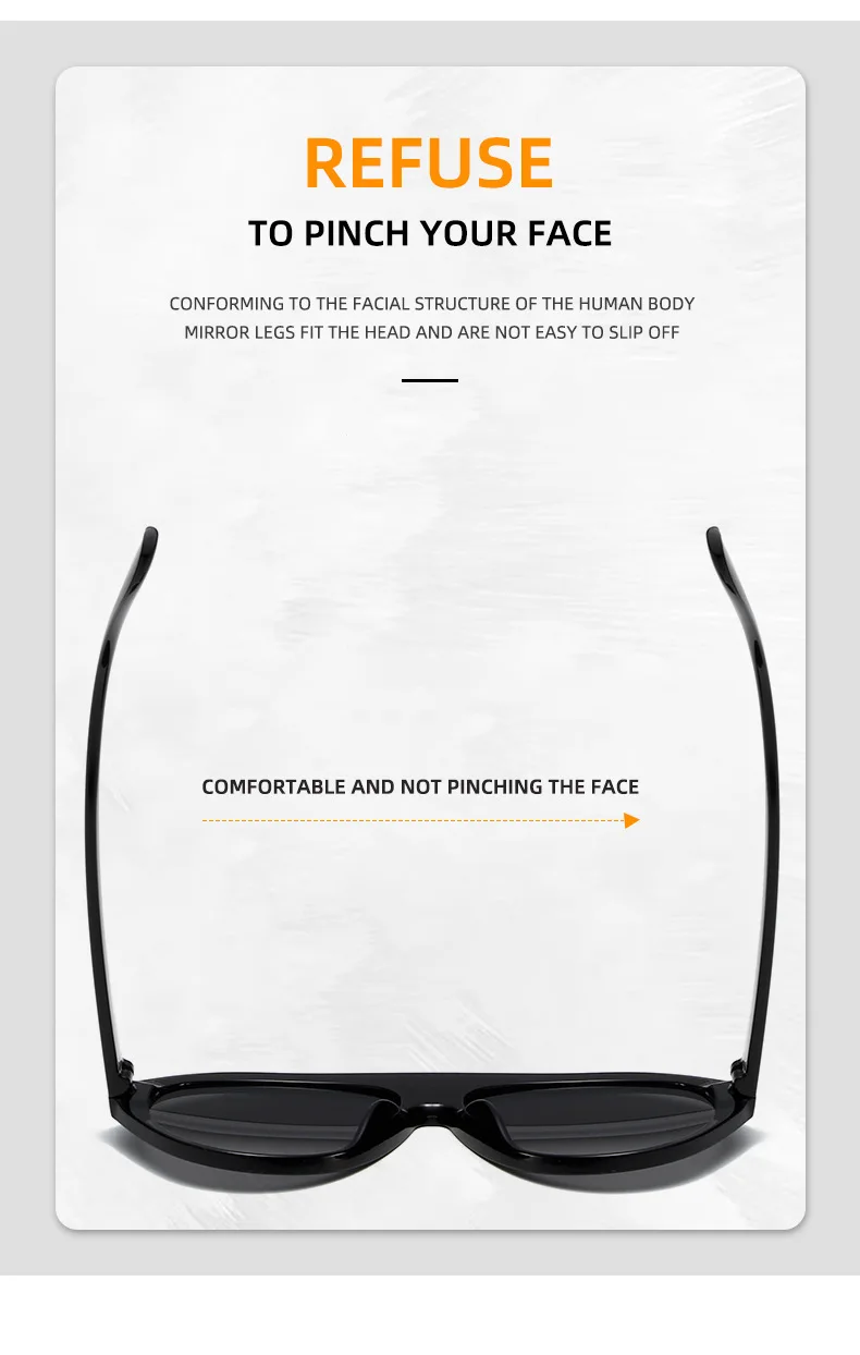 Übergroße Goggle-Sonnenbrille 2024 Damen Marken-Trend Sonnenbrille mit gelben Gläsern Herren Großrahmige Trend-Sonnenbrille UV400 802086 – Detail 10