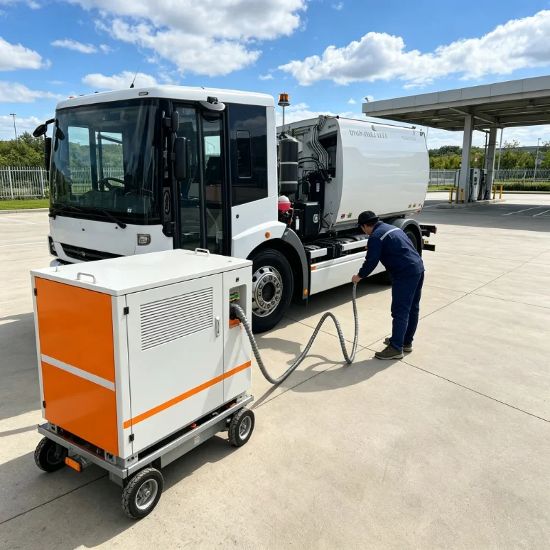 Portable DC Fast Charger 30KW CCS2 Mobile EV Charging Station for Emergency Charging Fleet Operations and Outdoor Sites