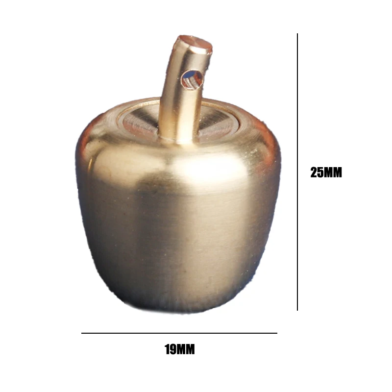Brass Pendant Apple Shape Jar/bottle Can Be Opened Necklace/Keychain Pendant