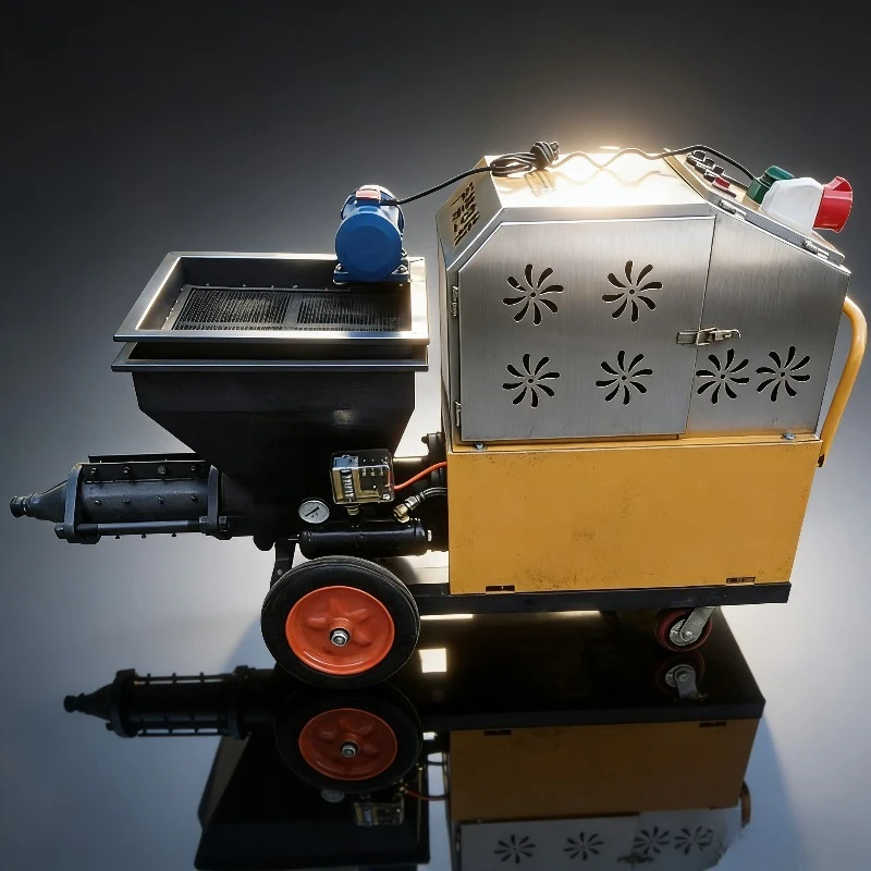 

High Efficiency Automatic Wall Putty Cement Mortar Spraying Machine with Powerful Motor