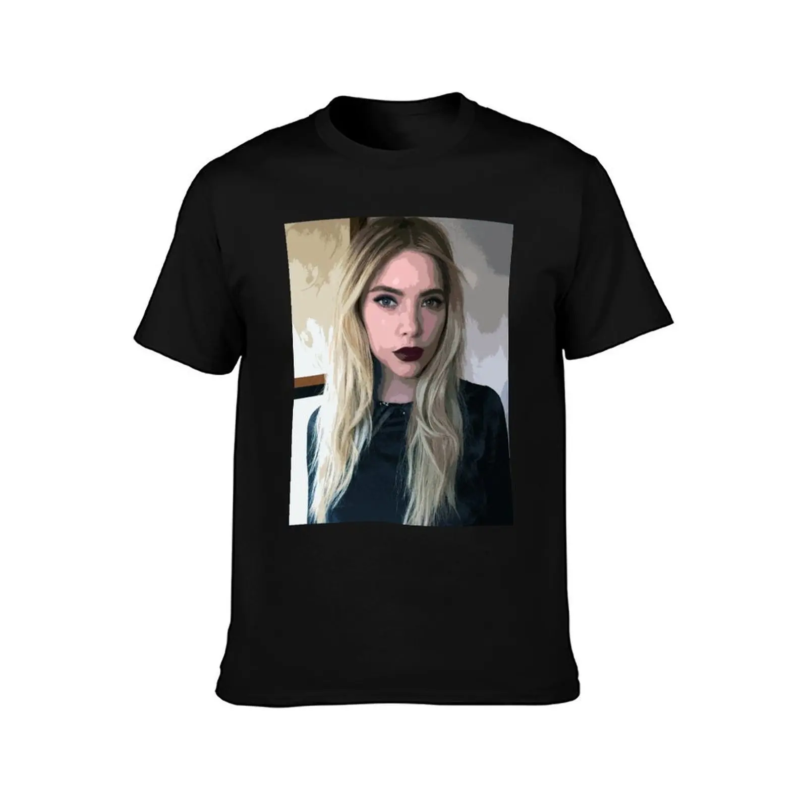 Ashley Benson - Benzo T-Shirt Classic Print Short Sleeve Shirt T-Shirt