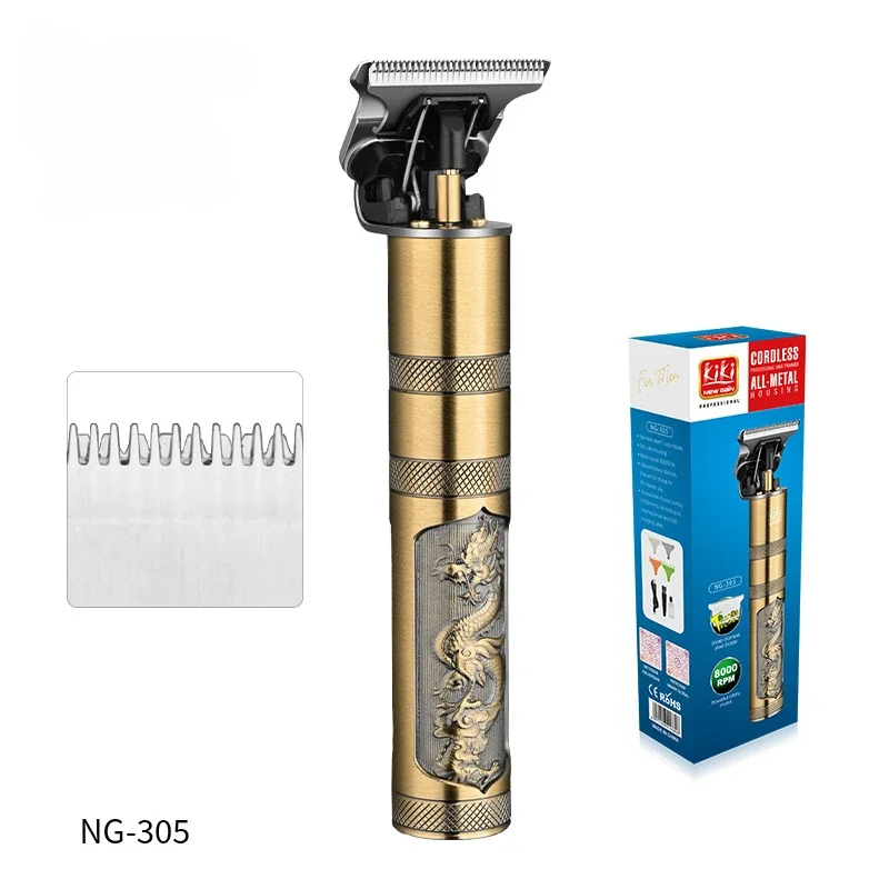 New NG-305 Professional Hair Trimmer Detail Trimmer Professional Rechargeable Clipper, Hair Clipper, 8600 RPM, High Speed