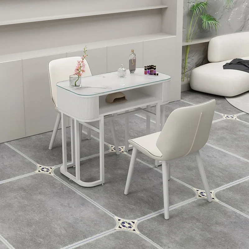 

Chairs Beauty Nail Desk Professionals Luxury Reception Organizer Nail Desk Makeup Designer Mesa De Manicure Salon Furniture