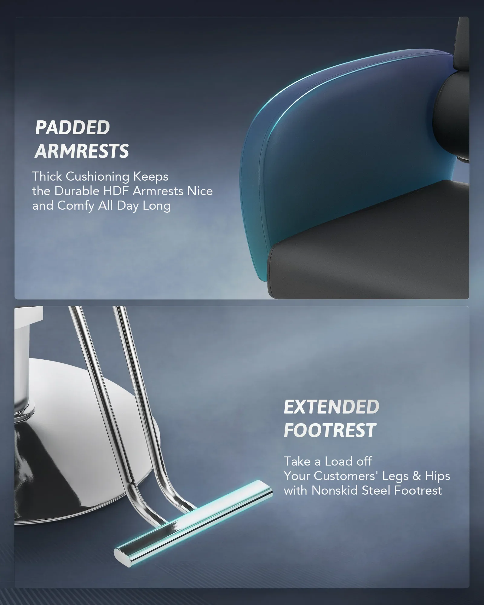 كرسي تصفيف الشعر الكلاسيكي القابل للتعديل لصالونات الحلاقة 360 درجة كرسي تصفيف الشعر الدوار