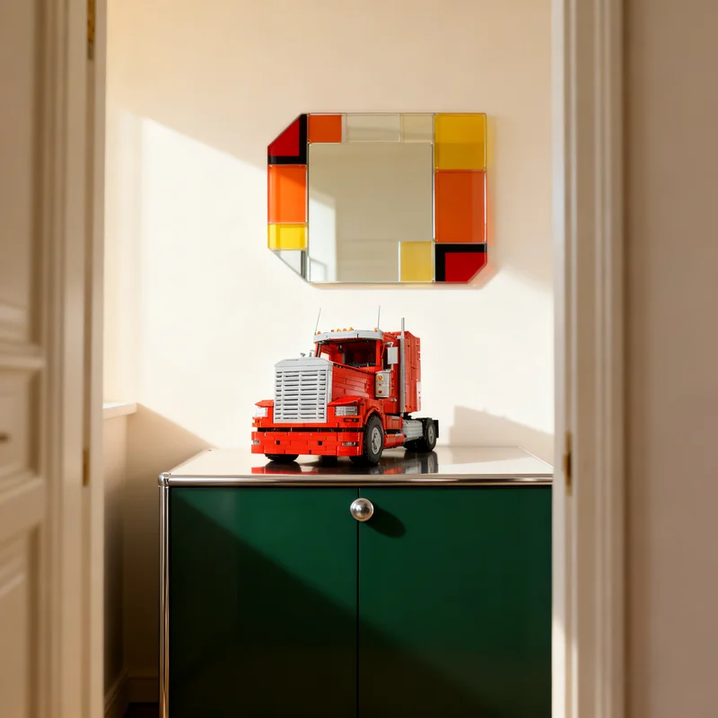 

6050pcs MOC US Semi Truck Technical Model Building Blocks Construction Christmas Gifts Toy Creative DIY Idea Toys Architecture