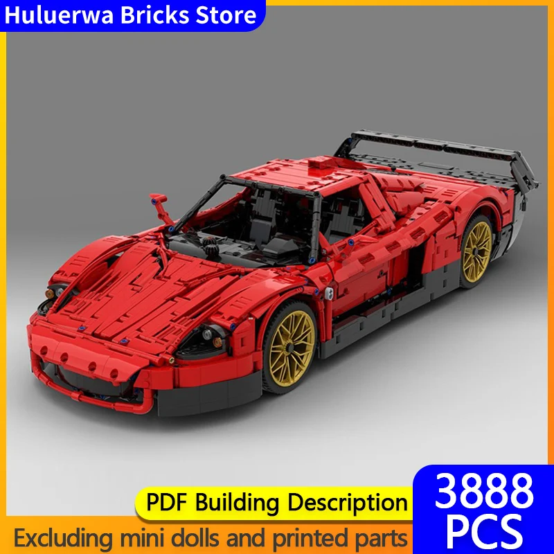 

Speed Racing Car Model MOC Building Bricks MC12 Top Tier Sports Car Modular Technology Gifts Holiday Assemble Children Toys Suit