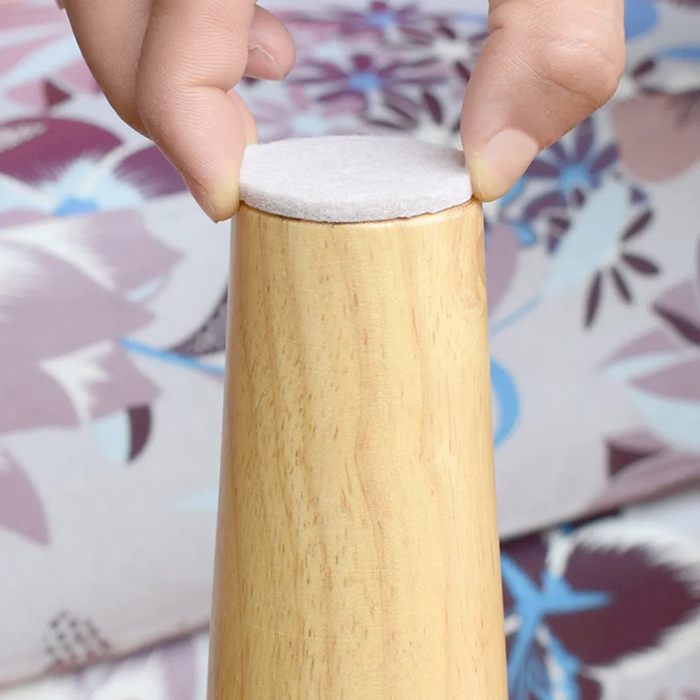 104Pcs Furniture Protection Pads Chair Leg Felt Pads Thickened Anti-Skid Floor Protector Table Stool Legs Size M Beige