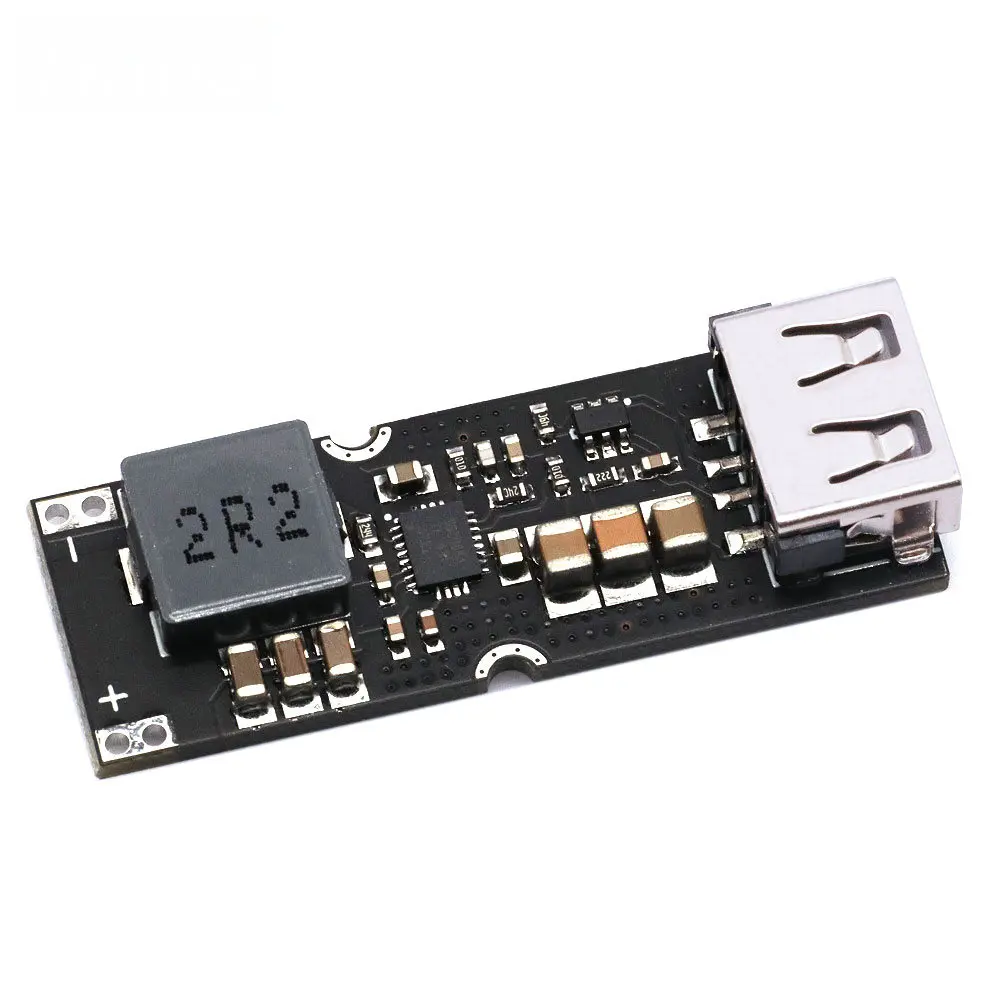 TPS61088 Single Cell Lithium Battery Boost Power Module Board 3.7V 4.2V Liter 5V 9V 12V USB Mobile Phone Fast Charge QC2.0 QC3.0