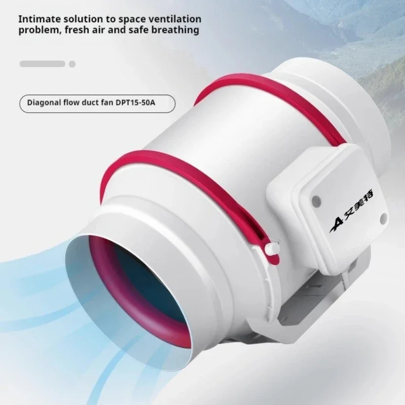 Ventilador De conducto silencioso para cocina, Extractor De aire potente para el hogar, Extractor De Humo Potente Ventilateur