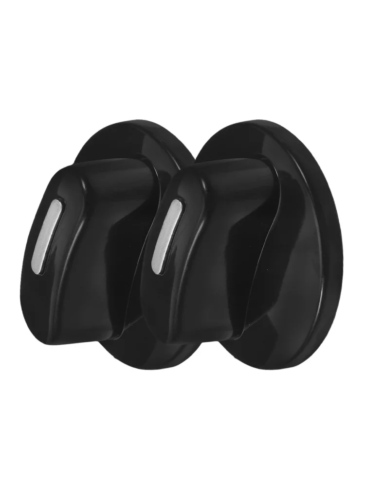 Boutons de commutation de minuterie en forme de D, trou intérieur de 6Mm, bouton de brûleur de four en plastique pour cuisinière à gaz, gril, bouton de commande de remplacement pour barbecue, 2 pièces
