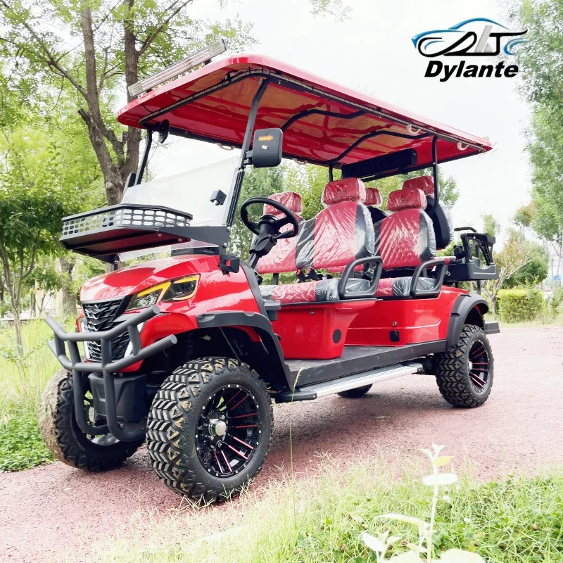 عربات جولف مخصصة، مركبات كهربائية أربع عجلات منزلية جديدة صديقة للبيئة، عربات جولف للطرق الوعرة