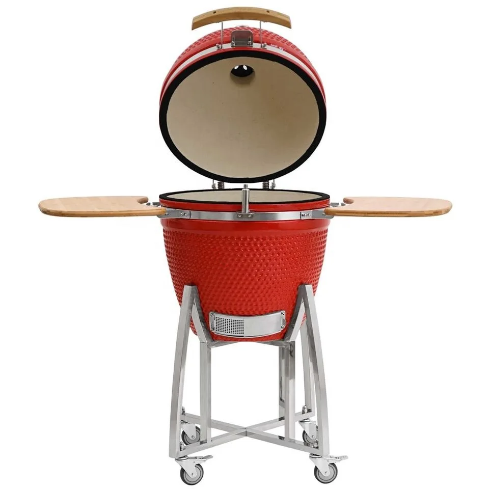 

Уличная печь для пиццы Kamado, американский керамический гриль-барбекю, портативная вилла, патио, курильщик, запеканка, гриль