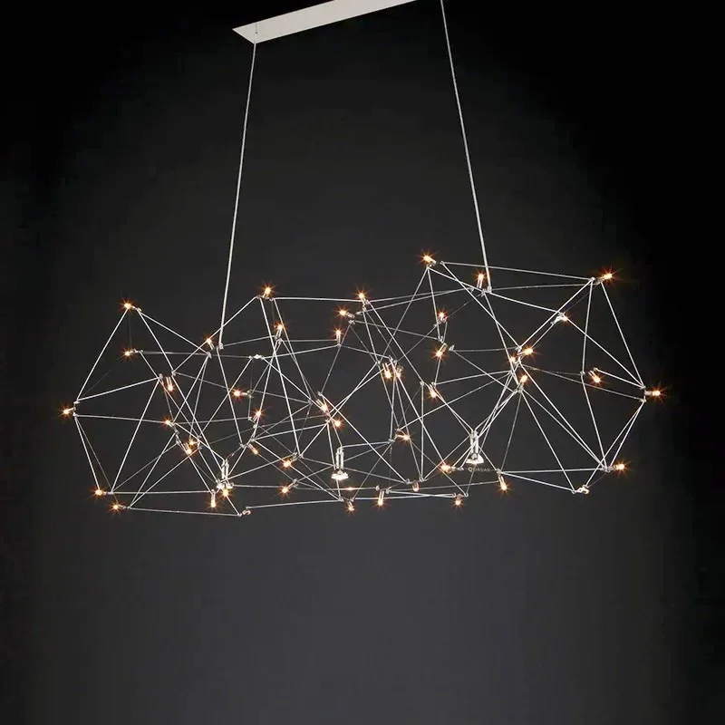 

Restaurant pendant light 2025 new dining table light bar counter home high-end straight strip light artistic design light
