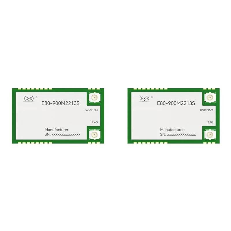 

【ДЕНЬ БЛАГОДАРЕНЬЯ】2X LR1121 Lora Spread Spectrum Module, двухдиапазонный, 868 МГц, 915 МГц, 2.4G, SMD, TCXO, CDEBYTE E80-900M2213S, SPI RF модуль