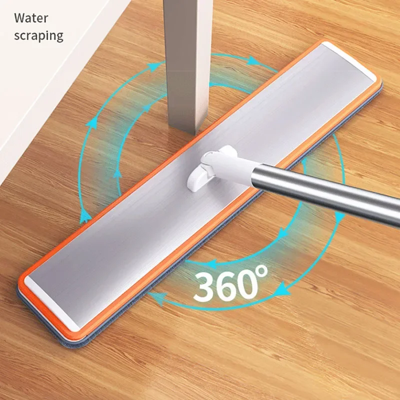 Mop New Hands-free Lazy Mopping Cloth Floor Mop Household One Mop Net 2021 Flat Mopping Artifact Pier