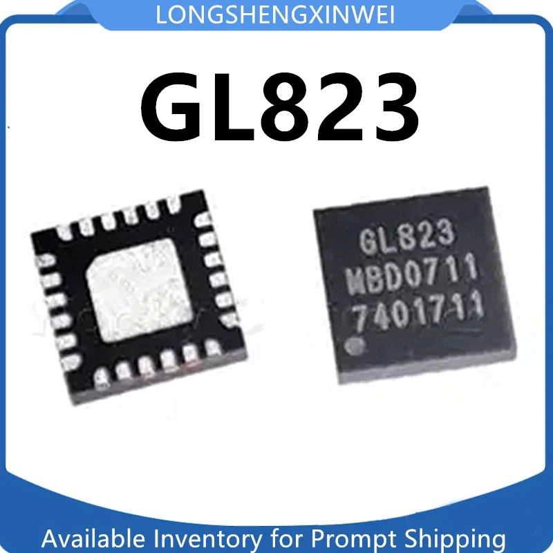 1PCS New Original GL823 QFN24 USB2.0 Card Reader Controller Chip IC