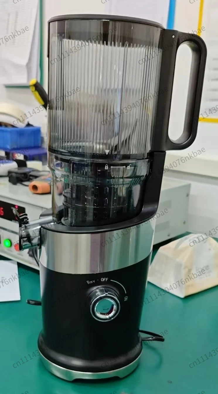 Slow Masticating Juicer, 126mm Large Feed Inlet Cold Press Extractor for Fruits Vegetables Home Use