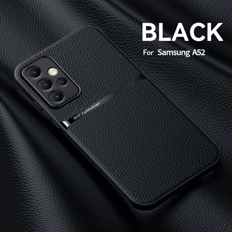 For Samsung Galaxy A52 5G Case Leather Magnetic Phone Cases for Samsung A52 A 52 S A52S SM-A525F/DS Silicone Protect Cover