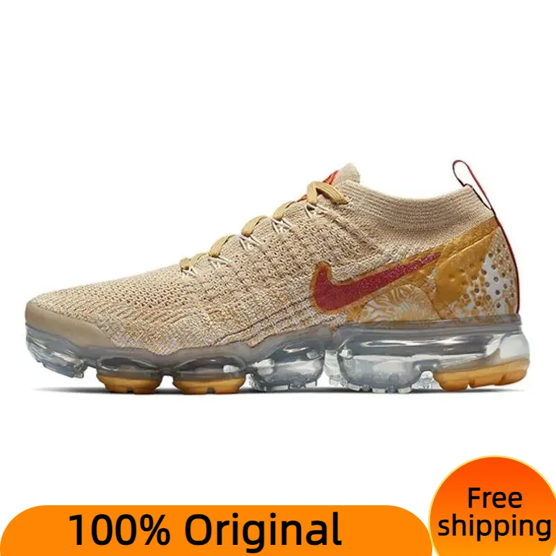 Nike Air VaporMax Flyknit sepatu wanita, sneaker BQ7037-001 Tahun Baru China 2019