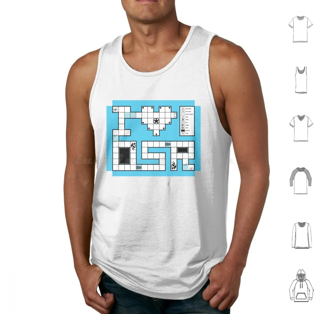 I Heart Osr-Old School Role Playing Games Tank Tops Print Cotton Osr Dragonlance Game 80s Ravenloft And Dnd D D 1980s Retro