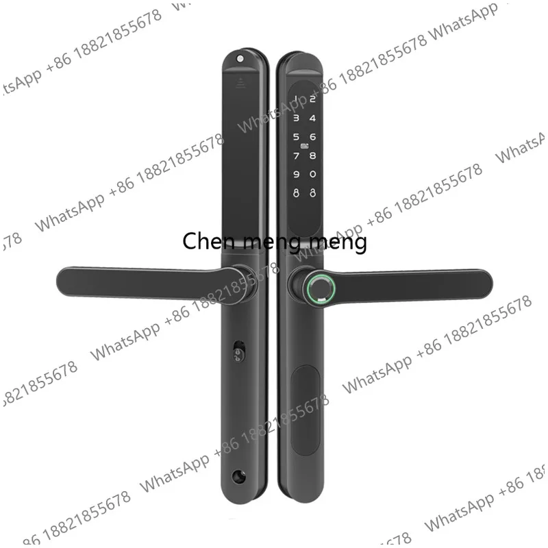 IP65 Waterproof TTLock APP Smart Fingerprint Password RFID Card Lock For Outdoor Push Pull Sliding Door 2585 3085 3585 Mortise