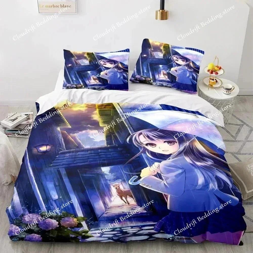 

Kawaii Sexy Girl Bedding Set, Comforter Quilt Cover Pillowcase,King Queen Twin Size Boys Girls Adults Duvet Cover Bed Set026