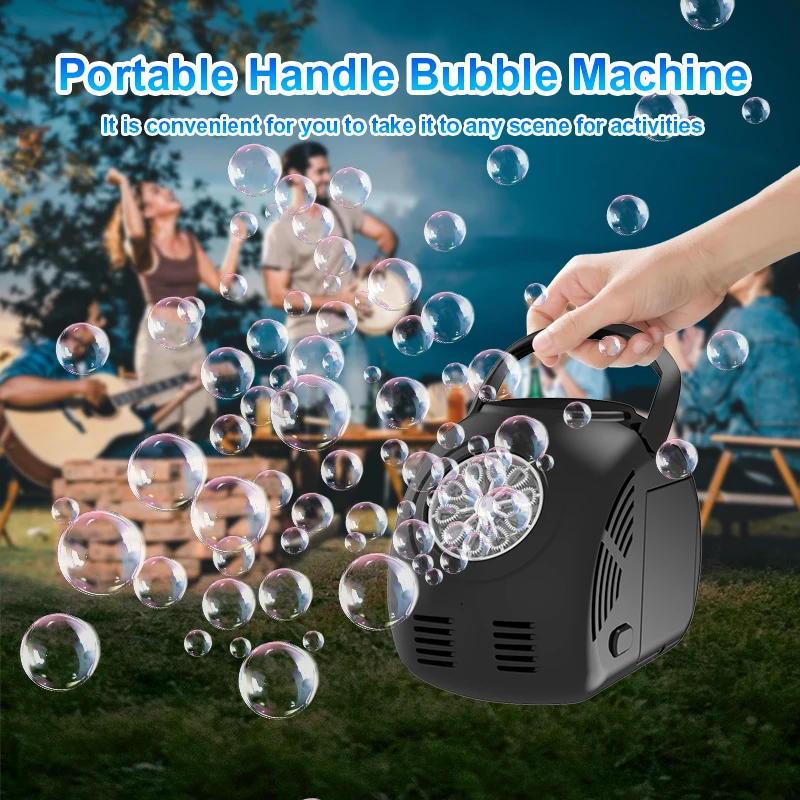 Com 50ml bolha de água das crianças handheld máquina bolha brinquedo do jardim de infância presente interativo bolha brinquedo presente