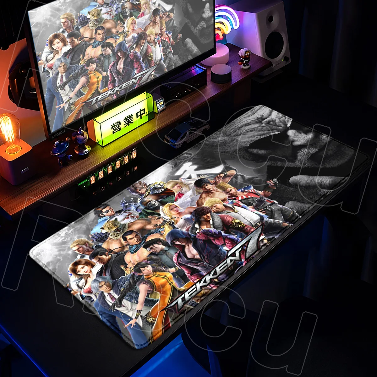 Large Anti-slip Rubber Office Mouse Pad Notebook Keyboard Desk Carpet Hot Fighting Game T-Tekken Mauspads XXL Gaming Accessories