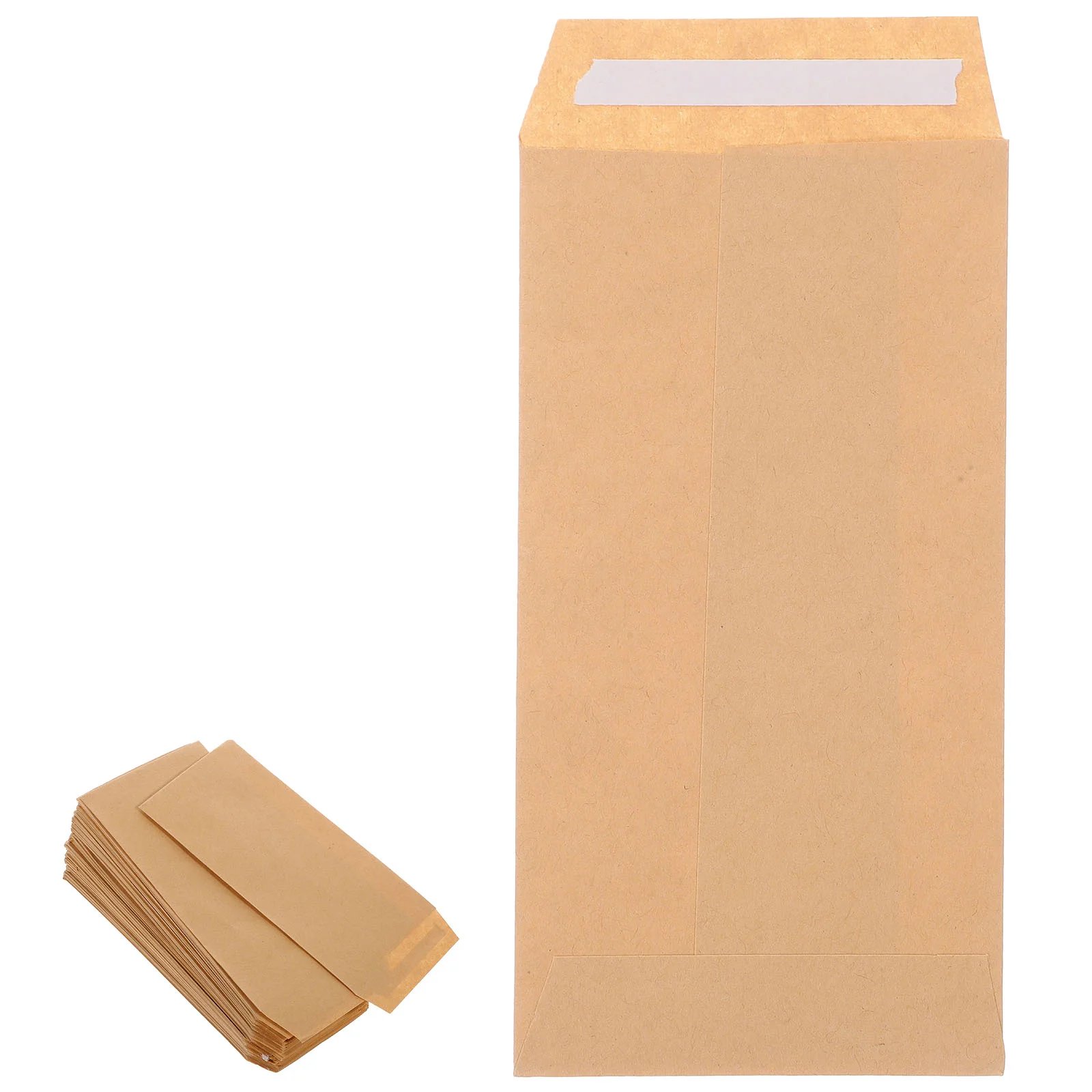 

100 Pcs Seed Envelope Envelopes Mini for Money Chinese Style Coin Brown Kraft Paper Small Seeds Cash Saving