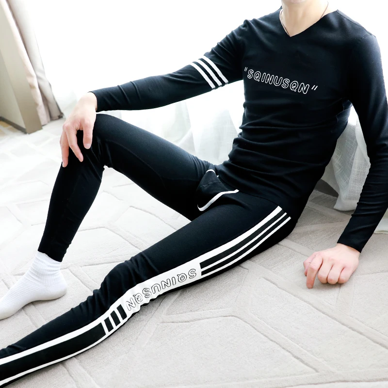 Thermal Underwear for Men Winter Soft Long Johns Set Men\'s Top & Bottom Set Cold Weather Ultra  Thermal underwear Sets Male