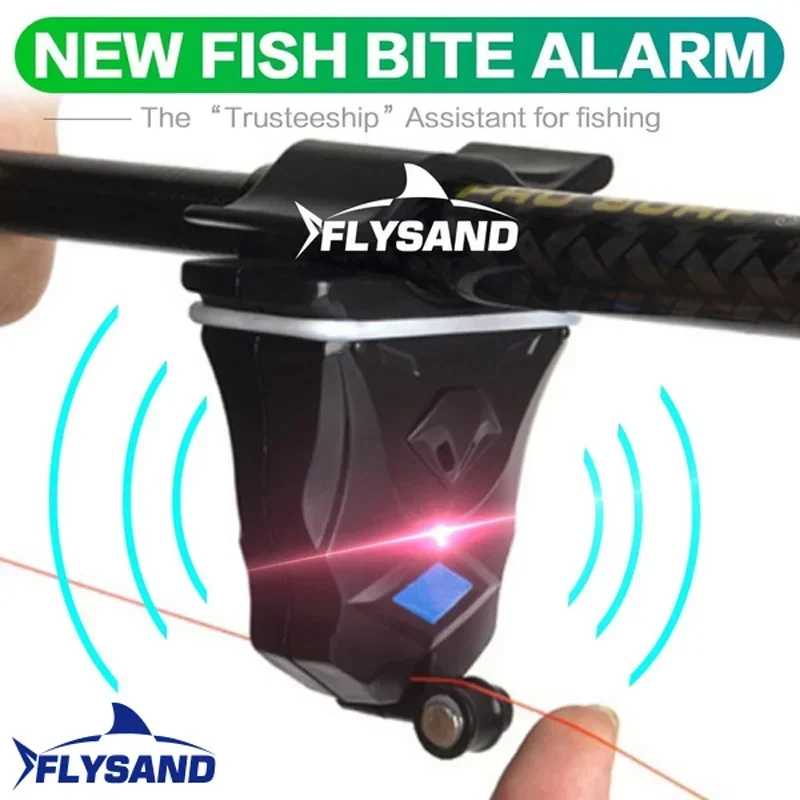 FLYSAND Fishing Bite Alarms Electronic Alarm Indicator Sensitive Buzzer Fish Bite Alert Bell Outdoor Fishing Tool