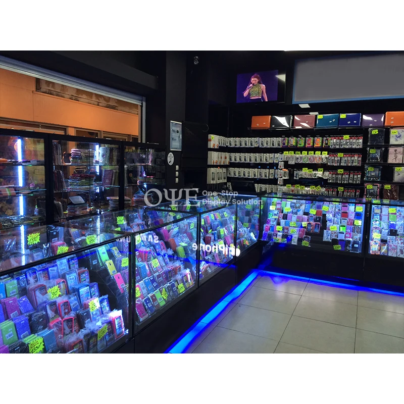 Custom Glass Cabinet Display, armário personalizado