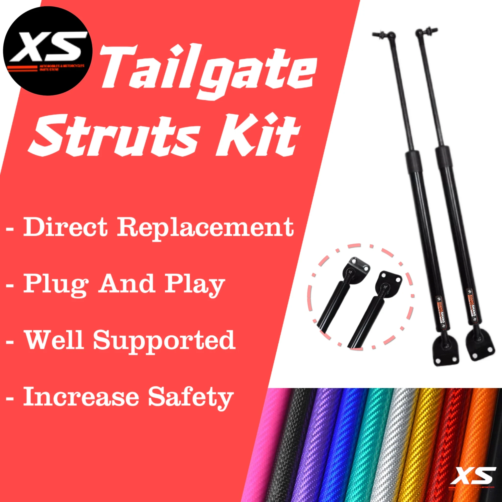 Rear Tailgate Struts For Mitsubishi Montero Sport 1996-2008 Pajero Sport Trunk Boot Lift Support Shocks Damper Gas Spring Prop