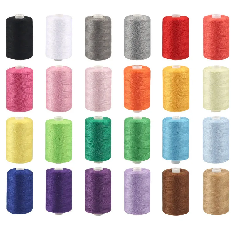 Household multifunctional polyester sewing thread copy hem thread 402 lock hem thread quilting 1000 yards sewing thread