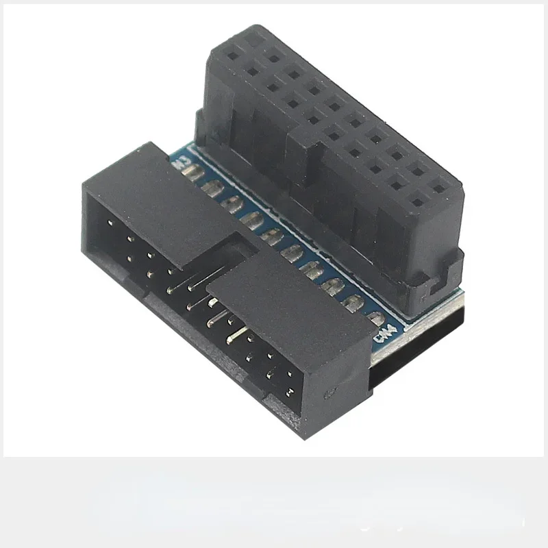 USB 3.0 19 Pin 20pin Male To Female Extension Adapter Up Down Angled 90 Degree for Motherboard Mainboard - Image 3