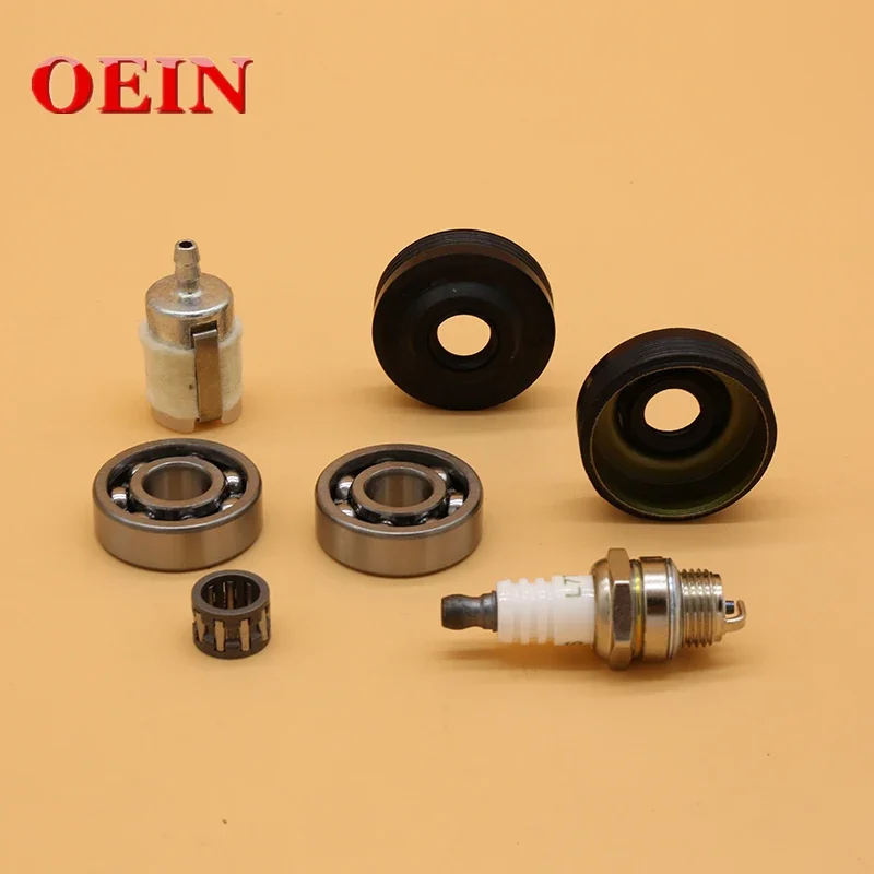 Crankshaft Crank Ball Bearing Oil Seal Kit For HUS 240 236 235 142 141 136 137 36 41 Garden Chainsaw Parts